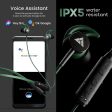 Boult Audio FXCharge Bluetooth Earphones with 32H Playtime, Dual Pairing Neckband, Zen™ ENC Mic, Type-C Fast Charging (5Mins=7.5Hrs), Biggest 14.2mm Bass Driver IPX5 Premium Silicone Neck band (Green) Online Sale