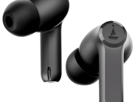 boAt Airdopes 393ANC True Wireless in Ear Earbuds with 32dB Hybrid ANC, Quad Mics with ENx™ Tech, 30 Hours Playback, Beast™ Mode,ASAP™ Charge,Ambient Mode,Bluetooth v5.2 IWP™,IPX5(Rogue Black) Online Sale