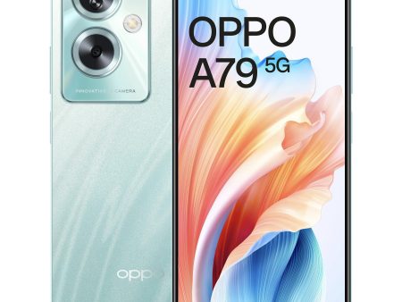 (Refurbished) Oppo A79 5G (Glowing Green, 8GB RAM, 128GB Storage) | 5000 mAh Battery with 33W SUPERVOOC Charger | 50MP AI Rear Camera | 6.72  FHD+ 90Hz Display | with No Cost EMI Additional Exchange Offers Online