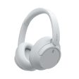 Sony WH-CH720N, Wireless Over-Ear Active Noise Cancellation Headphones with Mic, up to 35 Hours Playtime, Multi-Point Connection, App Support, AUX & Voice Assistant Support for Mobile Phones (White) Sale