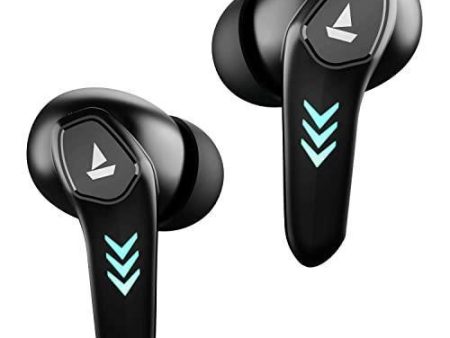 (Refurbished) boAt Airdopes 190 True Wireless In Ear Earbuds with Beast Mode(50ms) for Gaming, 40H Playtime, Breathing LEDs, boAt Signature Sound, Quad Mics ENx Tech, ASAP Charge & BT v5.3(Black Sabre) Online Sale