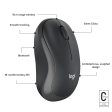 Logitech M240 Silent Bluetooth Mouse, Wireless, Compact, Portable, Smooth Tracking, 18-Month Battery, for Windows, macOS, ChromeOS, Compatible with PC, Mac, Laptop, Tablets - Graphite Cheap