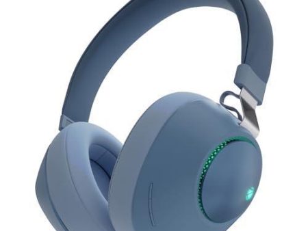 ZEBRONICS Duke 60hrs Playback Bluetooth Wireless Over Ear Headphone with Mic (Blue) Hot on Sale