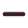 amazon basics 16W Bluetooth Soundbar Speaker with 1200mah Battery, BT v5.3, Aux, USB Port for Mobile, PC, Tablets, and Laptops (Black-Maroon) Sale