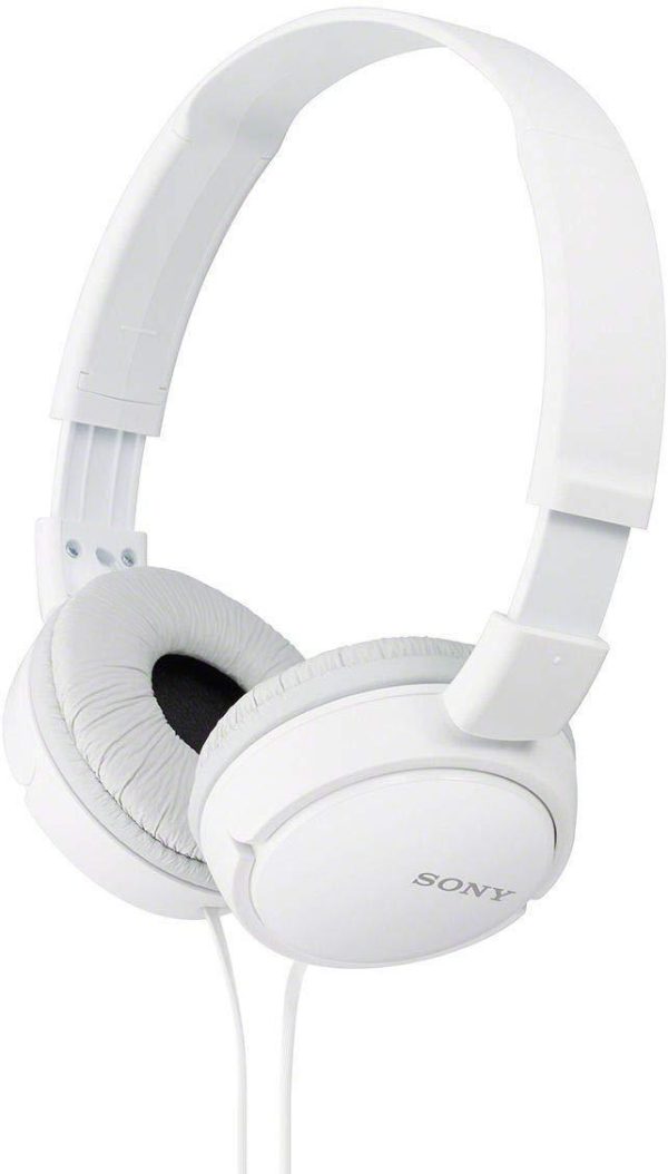 Sony MDR-ZX110A Wired On Ear Headphone without Mic (White) Supply