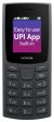 (Refurbished) Nokia 106 Single Sim, Keypad Phone with Built-in UPI Payments App, Long-Lasting Battery, Wireless FM Radio & MP3 Player, and MicroSD Card Slot | Charcoal Online Sale