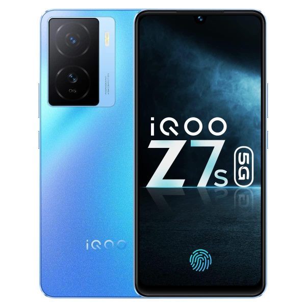 (Refurbished) iQOO Z7s 5G by vivo (Norway Blue, 6GB RAM, 128GB Storage) | Ultra Bright AMOLED Display | Snapdragon 695 5G 6nm Processor | 64 MP OIS Ultra Stable Camera | 44WFlashCharge Sale