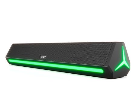 GOVO Gosurround 300 | 25W Bluetooth SoundBar, 2000 Mah Battery, 2.0 Channel with 52Mm Drivers, Multicolor Led Lights with Tws, Aux, Bluetooth and USB (Platinum Black) Online