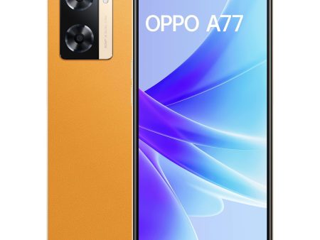 (Refurbished) OPPO A77 (Sunset Orange, 4GB RAM, 128 Storage) Without Offers Online Sale