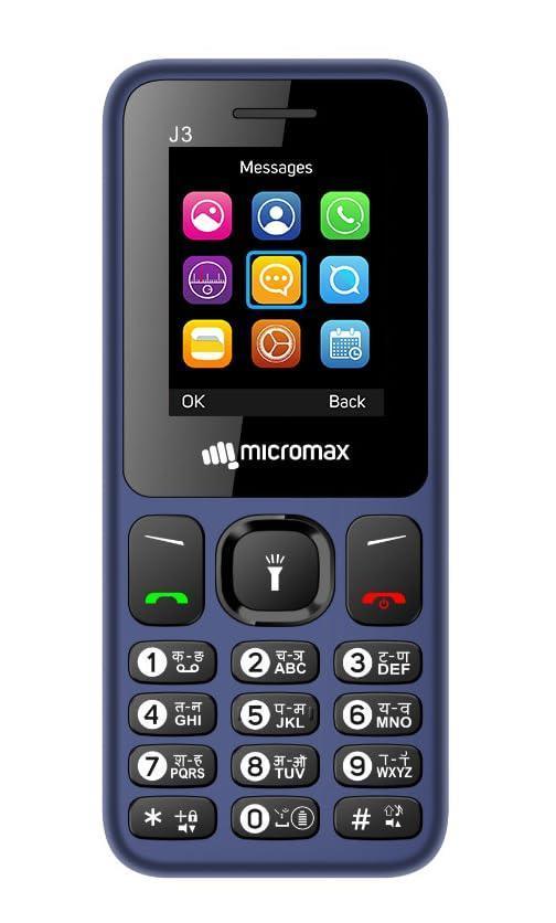 (Refurbished) Micromax J3 (Blue) Supply