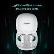 Noise Buds VS402 in-Ear Truly Wireless Earbuds with 50H of Playtime, Low Latency, Quad Mic with ENC, Instacharge(10 min=120 min),10mm Driver, BT v5.3, Breathing LED Lights (Neon White) Fashion