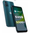 (Refurbished) Motorola E13 4G (Aurora Green, 2GB RAM, 64GB Storage) | Unisoc T606 Octa Core 1.6 GHz | 13MP Rear | 5MP Front Camera| 6.5inch HD+ IPS LCD Display with Dolby Atmos| IP52-rated Water-Repellent Design Hot on Sale