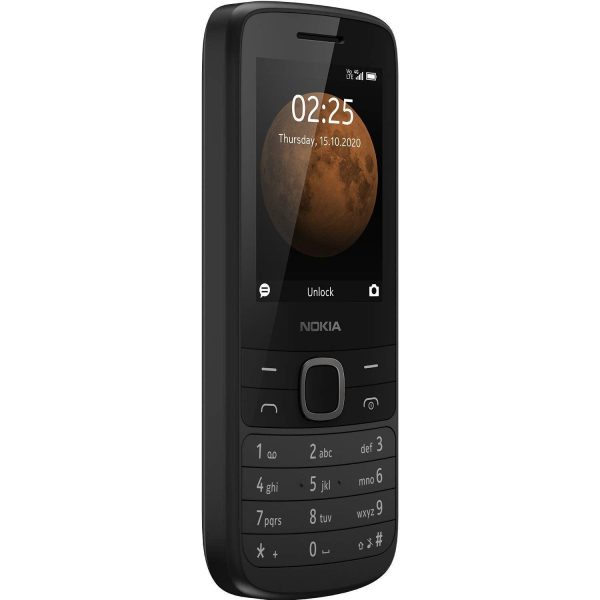 (Refurbished) Nokia 225 4G Dual SIM Feature Phone with Long Battery Life, Camera, Multiplayer Games, and Premium Finish – Black Colour Online Hot Sale