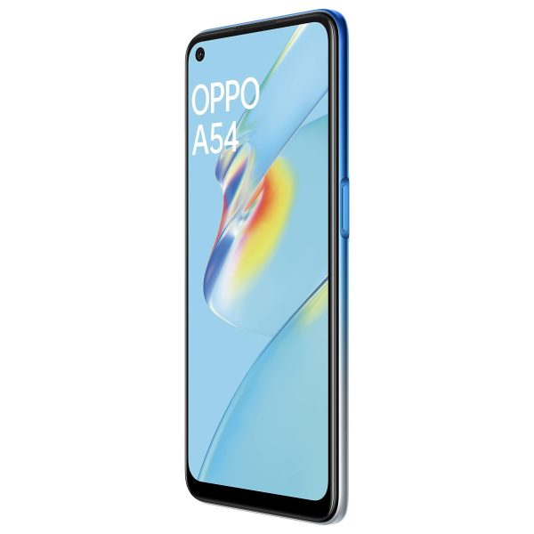 (Refurbished) OPPO A54 (Starry Blue, 4GB RAM, 128GB Storage) For Discount