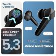 Boult Audio Ammo True Wireless in Ear Earbuds with 40ms Lowest Latency, 40H Playtime, ENC Mic, 13mm Bass Drivers, Interactive LED, Type-C Fast Charging (10Min=150min) Bluetooth Ear Buds Cheap