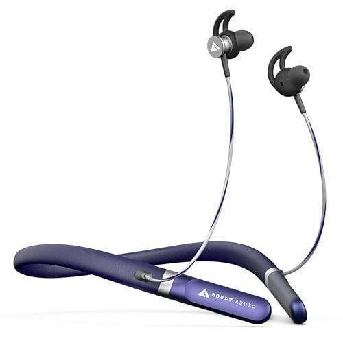 Boult Audio Just Launched FCharge Bluetooth Earphones with 40H Playtime, Zen ENC Mic, Dual Device Connectivity, Type C Fast Charging, 14.2mm Bass Driver, Made in India, IPX5 Silicon Neckband (Blue) Supply