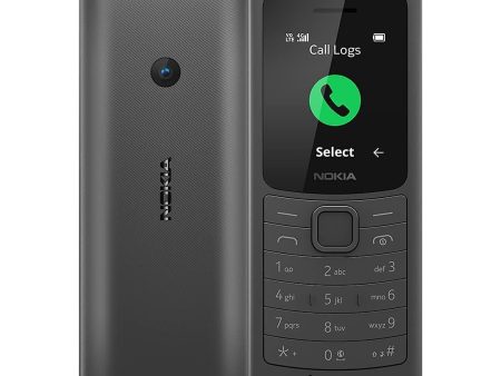 (Refurbished) Nokia 110 4G with Volte HD Calls, Up to 32GB External Memory, FM Radio (Wired & Wireless Dual Mode), Games, Torch | Black Cheap