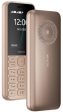 (Refurbished) Nokia 130 Music | Built-in Powerful Loud Speaker with Music Player and Wireless FM Radio | Dedicated Music Buttons | Big 2.4” Display | 1 Month Standby Battery Life | Gold Fashion