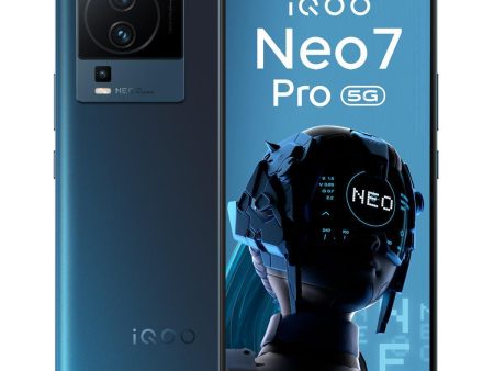 (Refurbished) iQOO Neo 7 Pro 5G (Dark Storm, 12Gb Ram, 256Gb Storage) | Snapdragon 8+ Gen 1 | Independent Gaming Chip | Flagship 50Mp Ois Camera | Ag Glass Design, Blue Discount