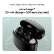 Noise Buds VS104 Truly Wireless Earbuds with 45H of Playtime, Quad Mic with ENC, Instacharge(10 min=200 min), 13mm Driver,Low Latency, BT v5.2 (Charcoal Black) on Sale