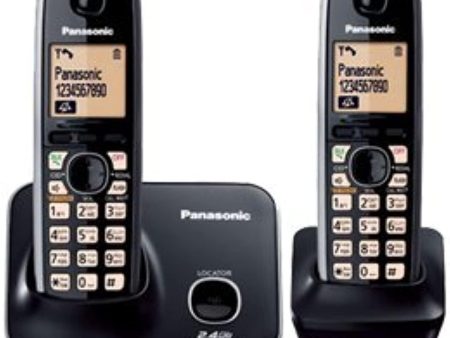 Panasonic Single Line 2.4GHz KX-TG3712SXB Digital Cordless Telephone (Black) Supply