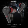 Fireboltt Fire Pods Vega 811 TWS earbuds with captivating RGB lights, Bluetooth 5.3, Gaming Mode, Quad Mic ENC, and voice assistance (Black Red) Online Sale