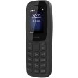 (Refurbished) Nokia 105 Classic | Single Sim Keypad Phone with Built-in UPI Payments, Long-Lasting Battery, Wireless FM Radio, Charger in-Box | Charcoal Supply