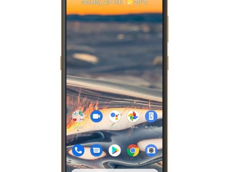 (Refurbished) Nokia 5.3 Android One Smartphone with Quad Camera, 6 GB RAM and 64 GB Storage - Sand on Sale