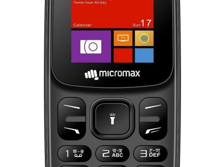 (Refurbished) Micromax X416 Black+Blue For Cheap