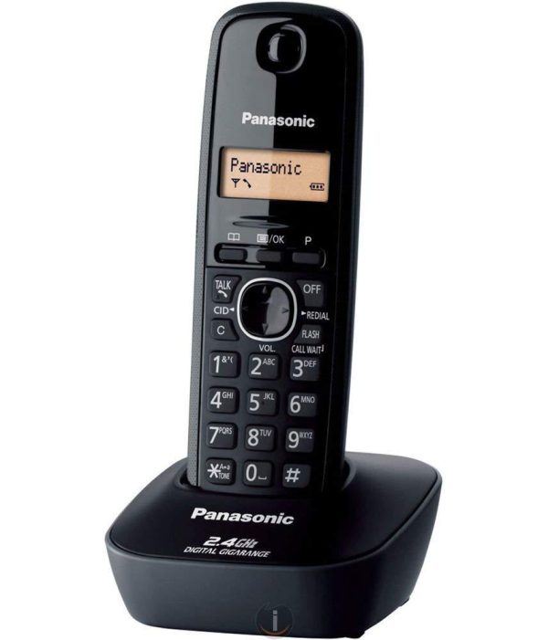 Panasonic 3411 Cordless Landline Phone Black Cheap