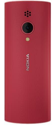 (Refurbished) Nokia 150 Dual SIM Premium Keypad Phone | Rear Camera, Long Lasting Battery Life, Wireless FM Radio & MP3 Player and All-New Modern Premium Design | Red For Discount