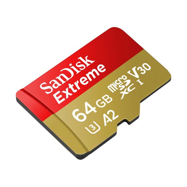 SanDisk 64GB Extreme UHS-I microSDXC Memory Card with SD Adapter Online now