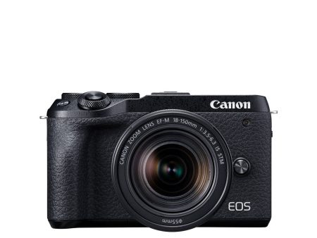 Canon EOS M6 Mark II Mirrorless Camera with EF-M 18-150mm IS STM Lens and EVF (Black) Supply