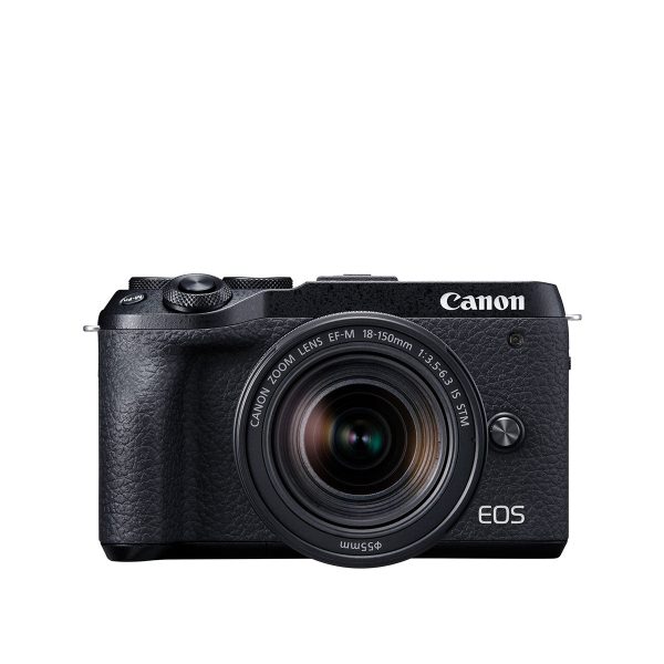 Canon EOS M6 Mark II Mirrorless Camera with EF-M 18-150mm IS STM Lens and EVF (Black) Supply