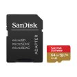 SanDisk 64GB Extreme UHS-I microSDXC Memory Card with SD Adapter Online now